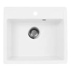 Кухонная мойка AquaGranitEx M-56 белый