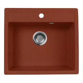 Кухонная мойка AquaGranitEx M-56 красный марс