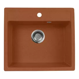 Кухонная мойка AquaGranitEx M-56 терракот