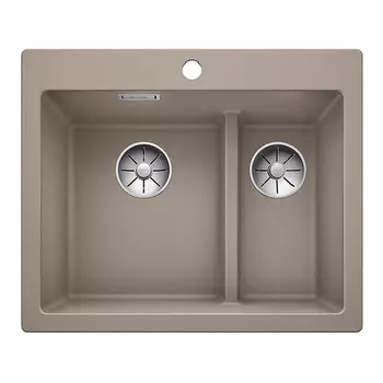 Кухонная мойка Blanco Pleon 6 Split серый беж