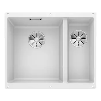 Кухонная мойка Blanco Subline 340/160-U левая белая