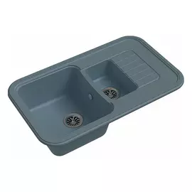 Кухонная мойка Ewigstein Antik 60KF серый металлик