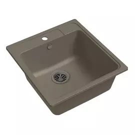 Кухонная мойка Ewigstein Elegant 50 темно бежевый