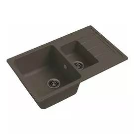 Кухонная мойка Ewigstein Elegant 60KF темно бежевый