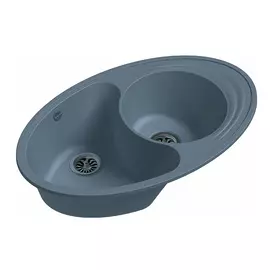 Кухонная мойка Ewigstein Elegant W90KF серый металлик