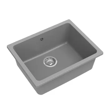 Кухонная мойка Ewigstein EW-5038 серый металлик
