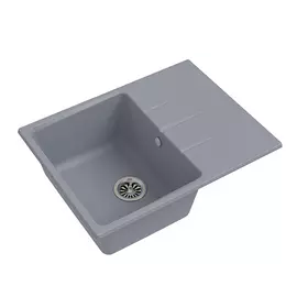 Кухонная мойка Ewigstein Gerd 45F серый металлик