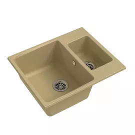 Кухонная мойка Ewigstein Gerd 60K бежевый