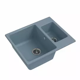 Кухонная мойка Ewigstein Gerd 60K серый металлик