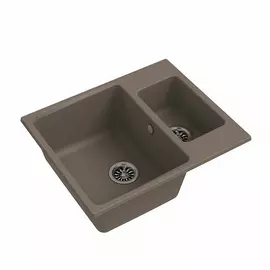 Кухонная мойка Ewigstein Gerd 60K темно бежевый