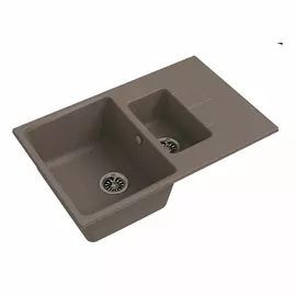 Кухонная мойка Ewigstein Gerd 60KF темно бежевый