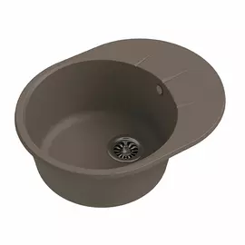 Кухонная мойка Ewigstein Rund 45F темно бежевый