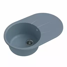 Кухонная мойка Ewigstein Rund 50F серый металлик