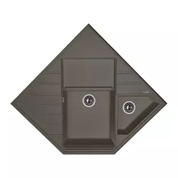 Кухонная мойка Florentina Бомбей антрацит