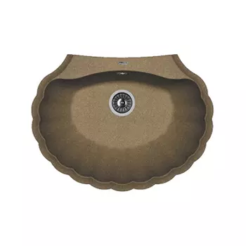 Кухонная мойка Florentina Гребешок коричневый