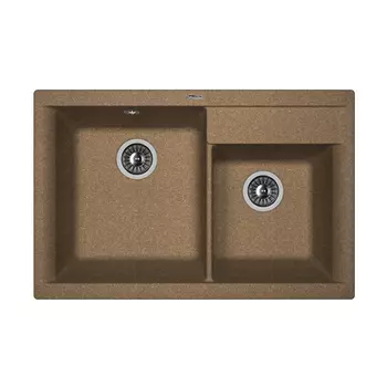Кухонная мойка Florentina Касси-780 коричневый