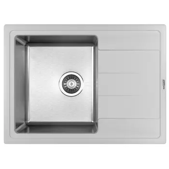 Кухонная мойка Florentina Комби-650 жасмин