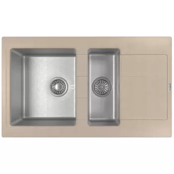 Кухонная мойка Florentina Комби-860К песочный