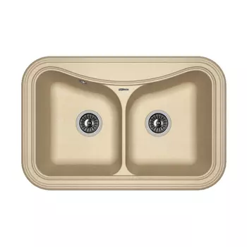 Кухонная мойка Florentina Крит-780А бежевый