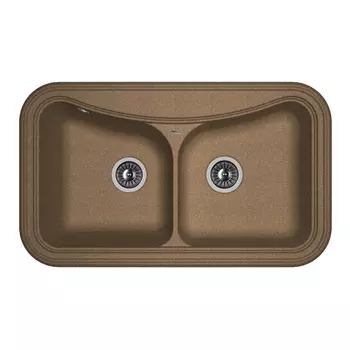 Кухонная мойка Florentina Крит-860 коричневый