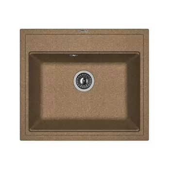 Кухонная мойка Florentina Липси-600 коричневый