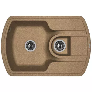 Кухонная мойка Florentina Нире 760К коричневый