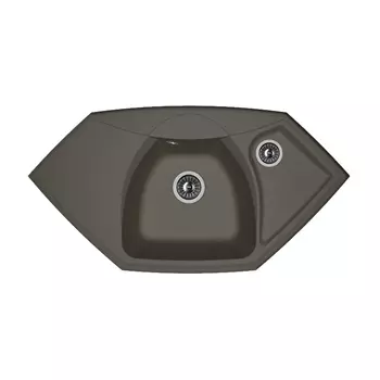 Кухонная мойка Florentina Сардиния антрацит