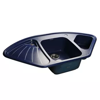 Кухонная мойка GranFest Corner GF-C1040E синий
