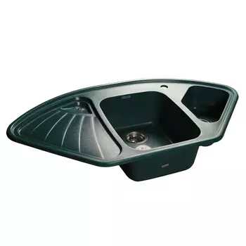 Кухонная мойка GranFest Corner GF-C1040E зеленый