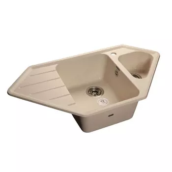 Кухонная мойка GranFest Corner GF-C950E бежевый