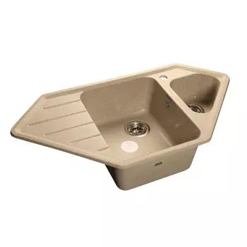 Кухонная мойка GranFest Corner GF-C950E песочный