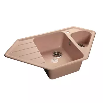 Кухонная мойка GranFest Corner GF-C950E розовый
