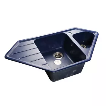 Кухонная мойка GranFest Corner GF-C950E синий