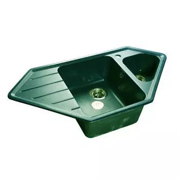 Кухонная мойка GranFest Corner GF-C950E зеленый