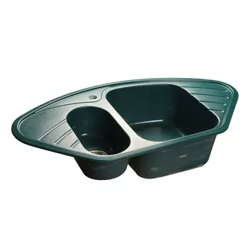 Кухонная мойка GranFest Corner GF-C960E зеленый