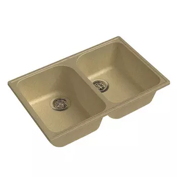 Кухонная мойка GranFest Eco 15 бежевый