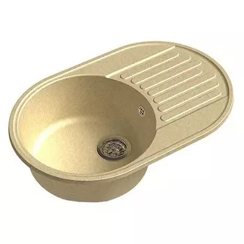 Кухонная мойка GranFest Eco 18 бежевый