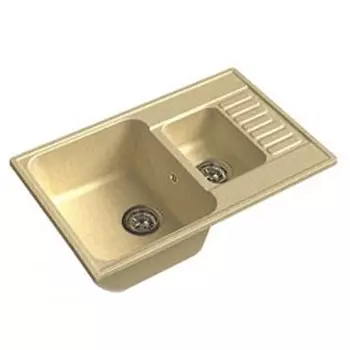 Кухонная мойка GranFest Eco 21К бежевый