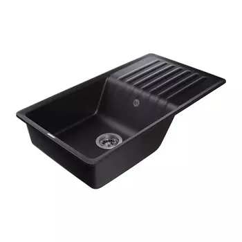 Кухонная мойка GranFest Quarz GF-ZW-73 черный