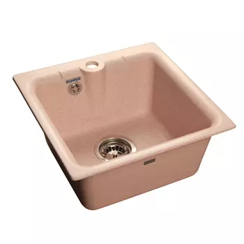 Кухонная мойка GranFest Practic GF-P420 светло-розовый