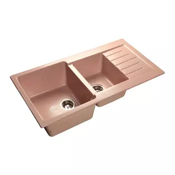 Кухонная мойка GranFest Practic GF-P980KL светло-розовый