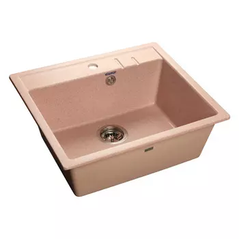Кухонная мойка GranFest Quadro GF-Q560 светло-розовый