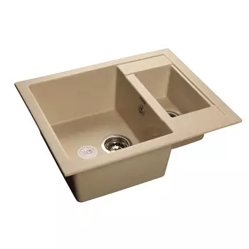 Кухонная мойка GranFest Quadro GF-Q610K бежевый