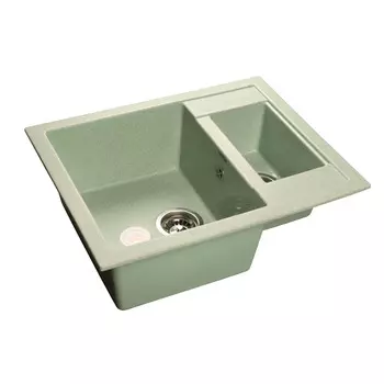 Кухонная мойка GranFest Quadro GF-Q610K салатовый
