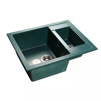 Кухонная мойка GranFest Quadro GF-Q610K зеленый