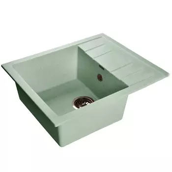 Кухонная мойка GranFest Quadro GF-Q650L салатовый