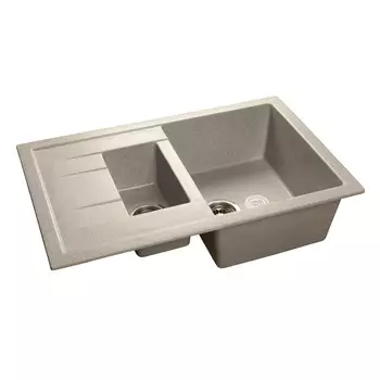 Кухонная мойка GranFest Quadro GF-Q775KL серый