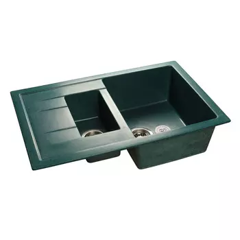 Кухонная мойка GranFest Quadro GF-Q775KL зеленый