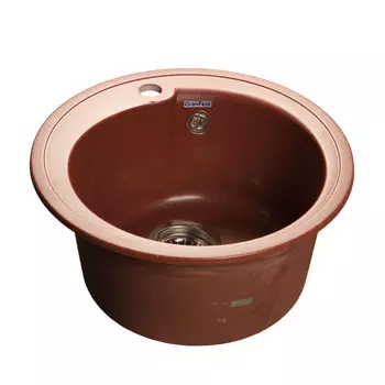 Кухонная мойка GranFest Rondo GF-R450 красный марс