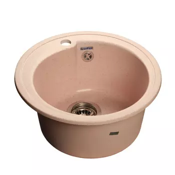 Кухонная мойка GranFest Rondo GF-R450 светло-розовый